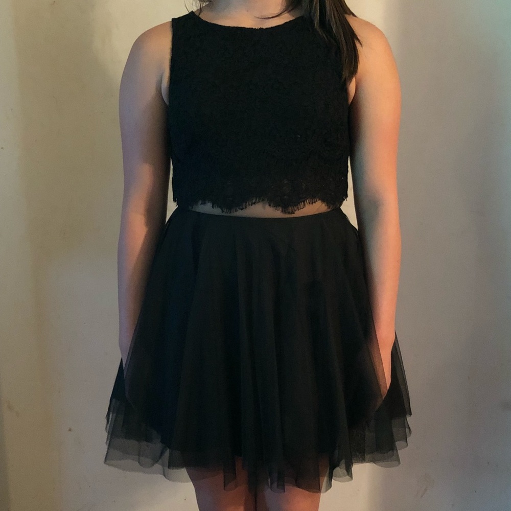 Knee length formal dress